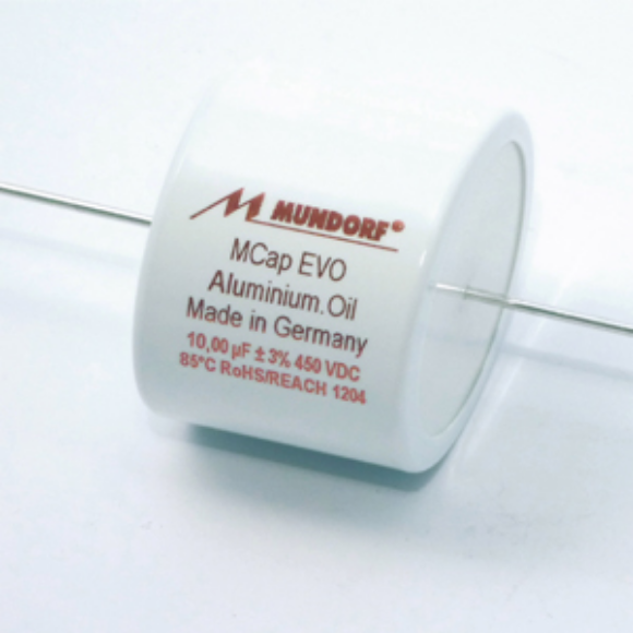 Afbeeldingen van Mundorf 0,10 uF Mcap EVO Aluminium Oil