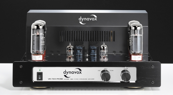 Afbeeldingen van Dynavox VR-70EII Phono buizenversterker chrome