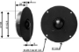 Afbeeldingen van Audax TW034X0 34 mm (1,3 ") textiele dome-tweeter