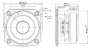 Afbeeldingen van Peerless PLS-75F25AL02-08 3 inch Fullrange niet meer leverbaar